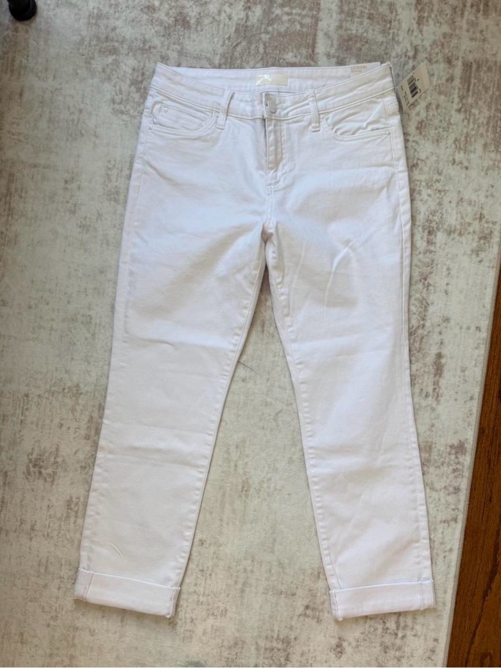 Kut From The Kloth Catherine Boyfriend Jeans in Optic White - Picture 5 of 14